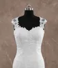 Vintage Lace Mermaid Wedding Dresses Cap Sleeve Sweetheart Weding Gowns Court Train Weddingdress Real Photo Modest Wedding Gowns