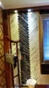 Plancher de petite boîte Sol en mosaïque Lutte contre le sol Médaillon Poire asiatique Plancher en bois Sapele Bois personnalisé privé Plancher en bois profilé Asiatique