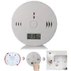 CO Carbon Monoxide Detector Alarm Sensor Poisoning LCD Gas Fire Warning Alarm Sensors Brand new white 20pcsGas Analyzers