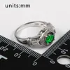 Explosionsmodelle Hot Noble Generous MN3193D sz#6 7 8 9 Punk Peridot Zirkonia Lieblingskupfer rhodiniert für Damen Ringe Promotion