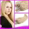 ELIBESS HAIR Wholesale - 0.8g/s 200S/lot 14"- 24" Micro rings/loop Indian remy Human Hair Extensions hair extention, #33 dark auburn