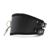 W1023 Sexy Black PU Colar De Couro Erótico Castidade Pescoço Collar Fetiche Gargantilha Bondage Adulto Jogos Brinquedos Sexuais