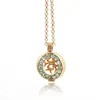 Brand New Ange Collier De Mode Plaqué Or Strass Oeil Carillon Musique Boule Pendentifs Collier Pour Femmes Bijoux