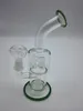 High: 22cm szklane rury wodne szklane bongs z 14mm joint White Darmowa wysyłka