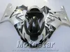 Anpassa Feedings Set för Suzuki GSXR600 GSXR750 2001-2003 K1 Silver Svart Högkvalitativ Fairing Kit GSXR 600 750 01 02 03 EF4