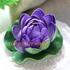 20pcs 10cm Small Artificial Lotus Flowers Water Lily For Garden Wedding Decoration diy flowers for decoration5582538
