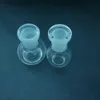 Narguilés dôme en verre transparent 14,5 mm 18,8 mm wapter tuyau bong mâle jiont prix Fabricant