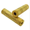 3.5mm Female to 3.5 mm Female F/F Audio Adapter Coupler Metal Gold Plated 500pcs