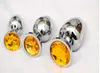 3 STKS Kleine Midden Grote Maten Rvs Metalen Anale Plug Met Diamanten Anale Dildo Seksspeeltjes Butt Plug Voor Women4431046