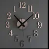 Invertito motore fai da te digitale orologio da parete decorativo orologio da parete adesivi murali in senso orario orologi creativi carino in retromarcia