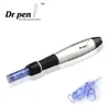 A1-C Dr Pen Derma Pen Auto Microneedle System Justerbara nållängder 0,25 mm-3,0 mm Elektrisk frimärke Auto Roller Anti Ance Spot