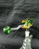 Wholesale free shipping new Color faucet glass recessed pot, glass Hookah / glass bong accessories, color random delivery