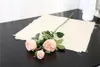 Luxury 3 Flowers Heads Tea Rose DIY Flowers Bouquet Artificial Real Touch Flowers Home And Wedding Party Decoration 12pcs /Lots