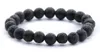 Hot sale Lava Rock chakra bracelet Diffuser Black Natural Stone energy Handmade beads Bangle For women&Men's Fashion Crafts Jewelry