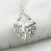 Fashion I Love You To The Moon and Back Pendant Necklace wholeheartedly couple necklace heart-shaped Alloy pendant valentine gift