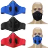 Atacado-pm2.5 filtro máscaras anti-poluição dois exalar válvulas de poeira montanha estrada bicicleta bicicleta ciclismo esportes corrida facial máscara