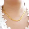 24k gold plated 50cm Snake long necklace for 2014 women jewelry 2016 sell collares chain305m