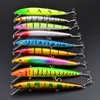 Leurre de pêche Drag Minnow Swimbait avec 3 crochets 12 cm 13 8g appât à manivelle d'eau douce Crankbait278V1518503