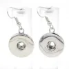 Großhandel DIY-Schmuck, austauschbare Ohrringe mit Druckknöpfen, 18 mm, Druckknopf-Ohrringe für Frauen