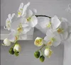 Commerci all'ingrosso Moth Orchid fiore farfalla orchidea fiore artificiale per decorazioni di nozze a casa centrotavola sullo sfondo della tavola di nozze