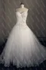 Luxury Beaded Leaves Wedding Dresses Vintage Crystal Beading Sweetheart Lace Up Ball Gown Plus Size White Church Bridal Gowns