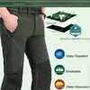 Pantaloni da uomo all'ingrosso- 2021 M-3XL Fondo Pantaloni ad asciugatura rapida Snowboarder Addensare caldo pile Lungo inverno Casual Abbigliamento sportivo Windp