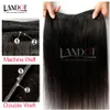 8A Peruwiański Indian Malezyjski Brazylijski Prosta Dziewiczy Ludzki Włosy Uwagi 3/4/5 Bundles Norek Remy Hair Extensions Natural Black Color Dwamiasta