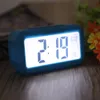 Réveil numérique LED à répétition Snooze Capteur activé par la lumière Rétroéclairage Heure Date Affichage de la température Bleu Noir Rouge Vert, dandys