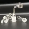 Schleifender Mund Dickwandiger Quarz-Bangers-Quarz-Club-Banger-Nagel Domeless Dicker männlich-weiblicher Banger-Nagel Domeless-Quarz-Nagel 10 mm 14 mm 18 mm