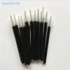Mini Disposable Eyelash Brushes Black Handle White Brush 200pcs Eyelash Extension Tools One Off Lash Brush Mascara Wands1487769