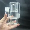 90 graders honungskaka med Splash Guard Ash Catcher 18mm Joint For Glass Bongs Water Pipes Oil Rigs