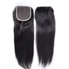 Bellahair peruwiańskie ludzkie włosy wątki z zamknięciami jedwabiste proste przedłużanie włosów w pełnej głowie 4 pakiety Dodaj 1pcs koronkowe zamknięcie naturalny kolor 8-30 cala