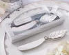forchetta per burro bomboniere spatola per burro marmellata spalmatore per formaggio coltello forchetta per cena 13 cm manico per foglie scatola in PVC decorazione della tavola regali di nozze