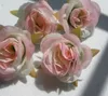 Caliente ! 100 Unids Flores Artificiales 7 Rosas de Color Cabeza de La Flor Decoración de La Boda Flores 6 cm