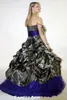 Camo Purple Wedding Dresses Ball -klänning med löstagbar bågsask golvlängd Tiered Luxury Camouflage Brudklänningar 2015 Sweetheart 2053828