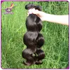 3 stks Body Wave Inslag Haar met 1 Top Kantsluiting Peruviaanse Onverwerkte Nice Weave Bundels ** Silk Base Toupe Free / Middle / 3 Deel