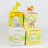 Boîte à bonbons girafe 30 pièces, coffrets cadeaux animaux mignons, cadeaux pour réception-cadeau pour bébé, anniversaire, mariage, singe, tigre, éléphant 4204388