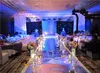 Wedding Centerpieces 거울 카펫 통로 러너 골드 실버 더블 사이드 디자인 T 스테이션 장식 웨딩 카펫 2015 새로운 도착을 선호한다