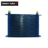 15 ROW AN-10AN UNIVERSAL ENGINE OIL COOLER KIT + ALUMINUM HOSE END KIT TK-OK1013 Have In Stock