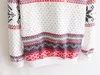 Partihandel-Nya Jumpers Womens Mode Kvinnor Snowflake Print Långärmad Pullover Stickad Sweater Kvinna Jultröjor