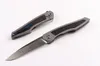 free shipping 9'' New CNC D2 Blade Carbon Fiber TC4 titanium alloy Ball Bearing Open Line Lock Pocket Folding Knife VTDF03