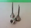 5шт gr2 Титан ногтей Carb крышка 18mm Титана ногтей dabber воск резьба Совет