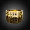 Nouveau femmes hommes bague Europe Style bijoux de mode pavé véritable cristal clair taille 9 accessoires de déclaration