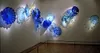100% boca soprada lâmpadas de borosilicate placa para pendurar qualidade artesanato Murano vidro decorativo placas