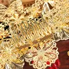 Groothandel-bloemen klassieke Chinese stijl bruids haaraccessoires kostuum bruiloft hoofdtooi bruiloft coronet groothandel