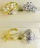 10pcs / lot mezcle estilo tamaño ajustable anillos de moda de cristal para regalo de joyería RI52