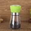 6 Colors Best selling Glass Pepper Mill Grinder Manual Salt Grinder Plastic Cover Hand Grinder Mill