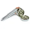 Formax420 Metal Six Shooter 2 Pieces Smoking Pipe with Herb Grinder High Quality Products Free Shipping