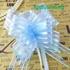 13 colors pick--50pcs lot 5cm Large Size Organza Pull Bows Wedding Favors Supplies Wedding car Decor- 183Z