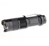 Free Epacket,2015 New UV 395nm mini led flashlight torch 7w 300lm Purple Colour adjustable focus zoom light lamp